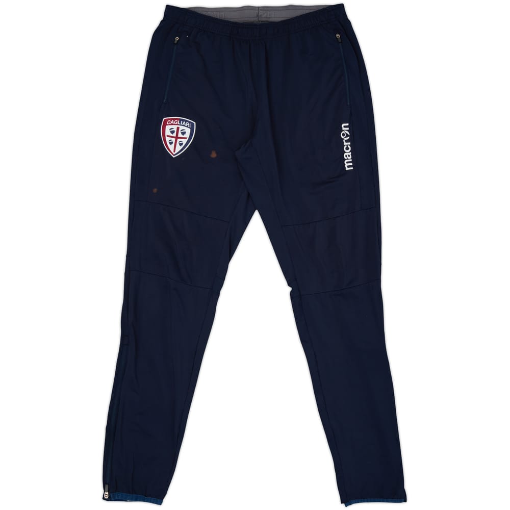 2008-09 Cagliari Macron Track Pants/Bottom - 5/10 - (L)