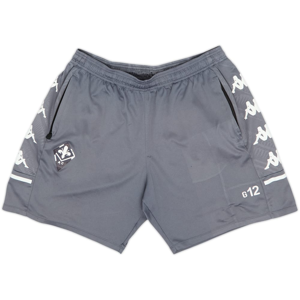 2020-21 Fiorentina Player Issue Kappa Training Shorts G12 - 3/10 - (XL)