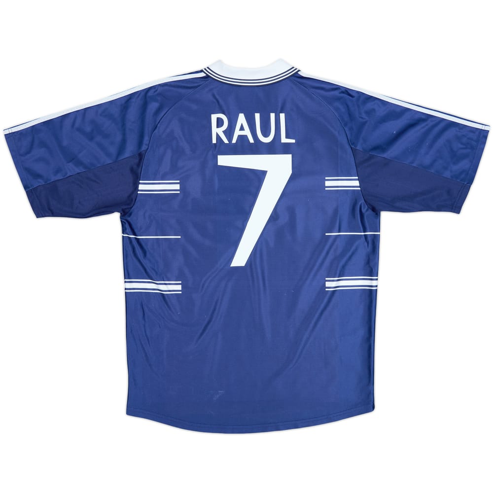 1998-99 Real Madrid Away Shirt Raul #7 - 9/10 - (XL)