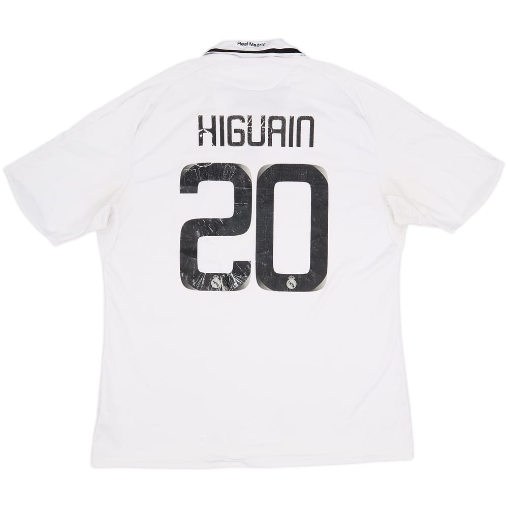 2008-09 Real Madrid Home Shirt Higuain #20 - 4/10 - (XL)