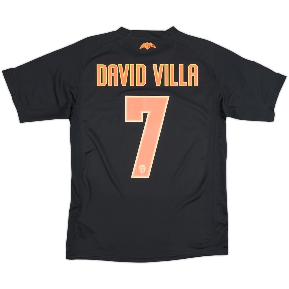 Camiseta de visitante del Valencia 2006-07 David Villa #7 - 8/10 - (S)