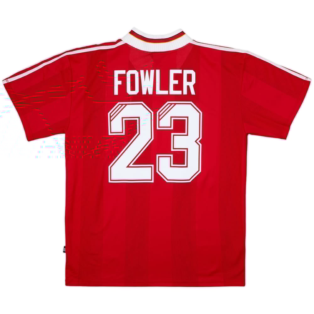 Camiseta de local de Liverpool 1995-96 Fowler #23 - 10/10 - (XL)