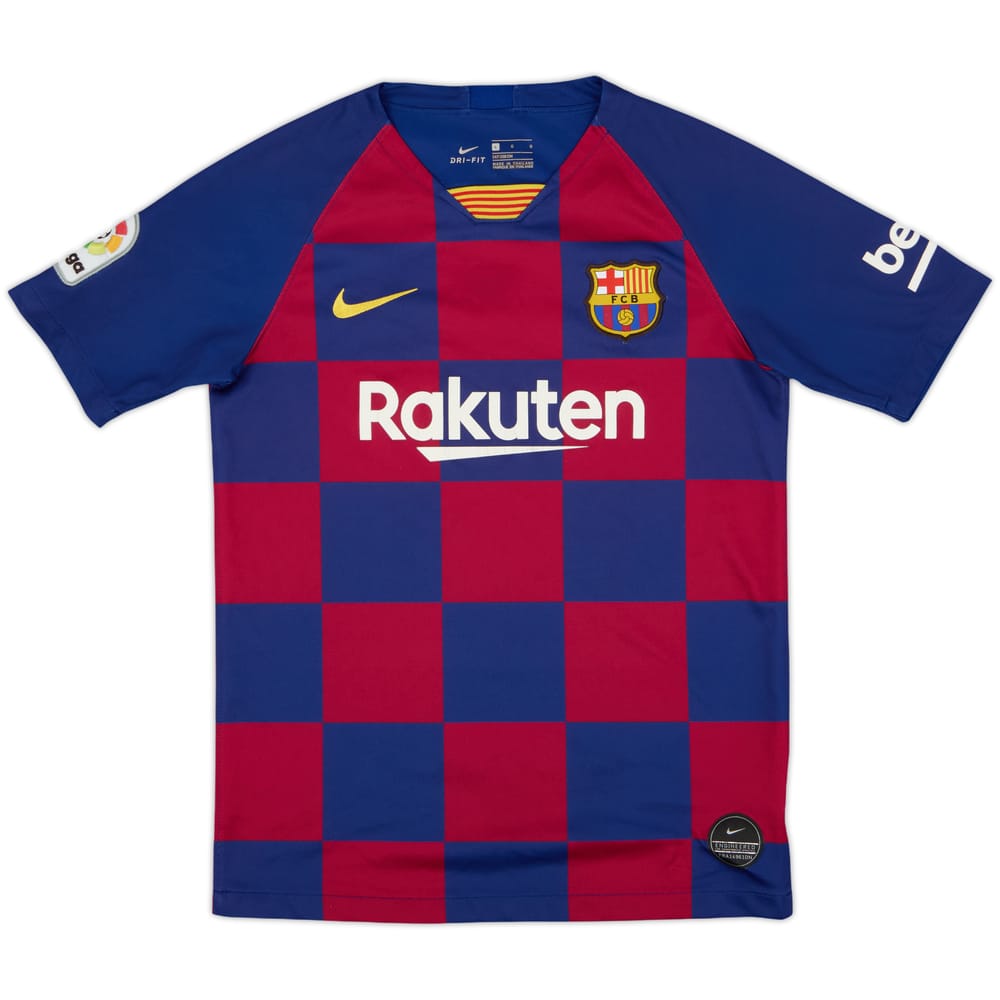 2019-20 Barcelona Home Shirt - 7/10 - (L.Boys)