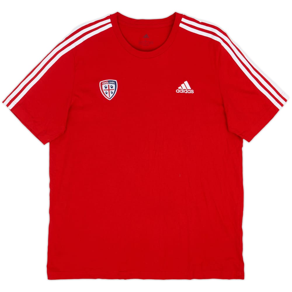 2021-22 Cagliari adidas Cotton Tee - 8/10 - (L)
