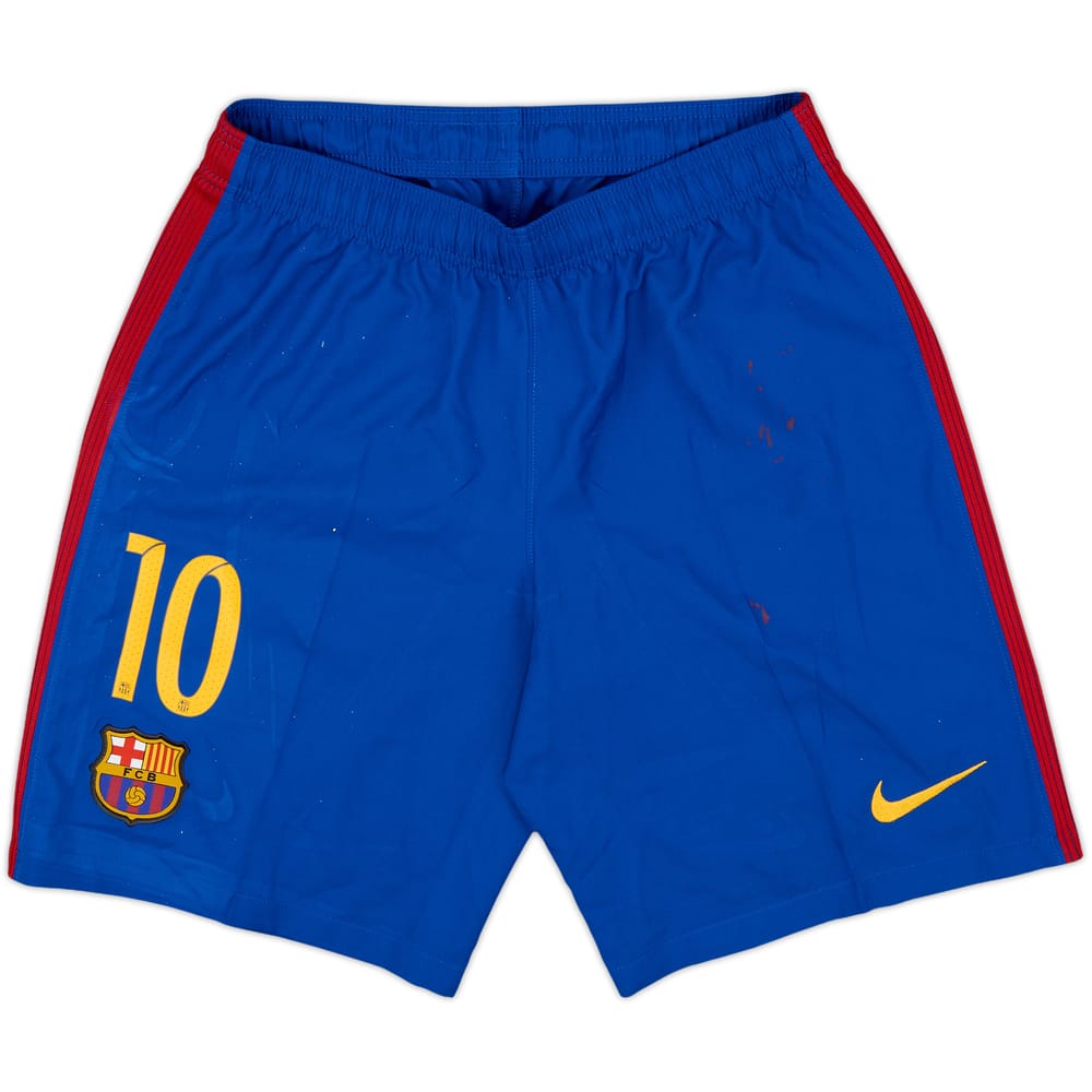 2016-17 Barcelona Home Shorts #10 - 5/10 - (M)