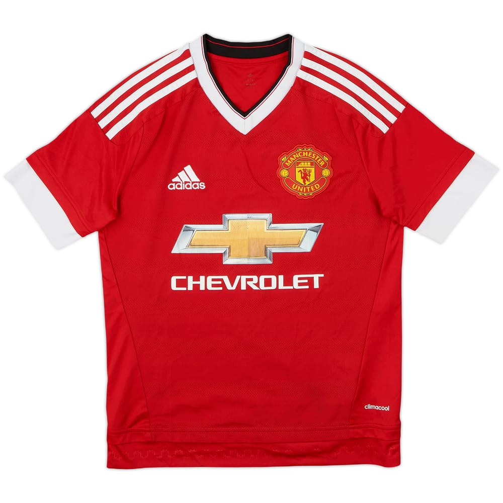 2015-16 Manchester United Home Shirt - 6/10 - (L.Boys)