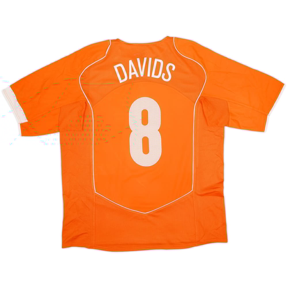 2004-06 Netherlands Home Shirt Davids #8 - 8/10 - (XL)