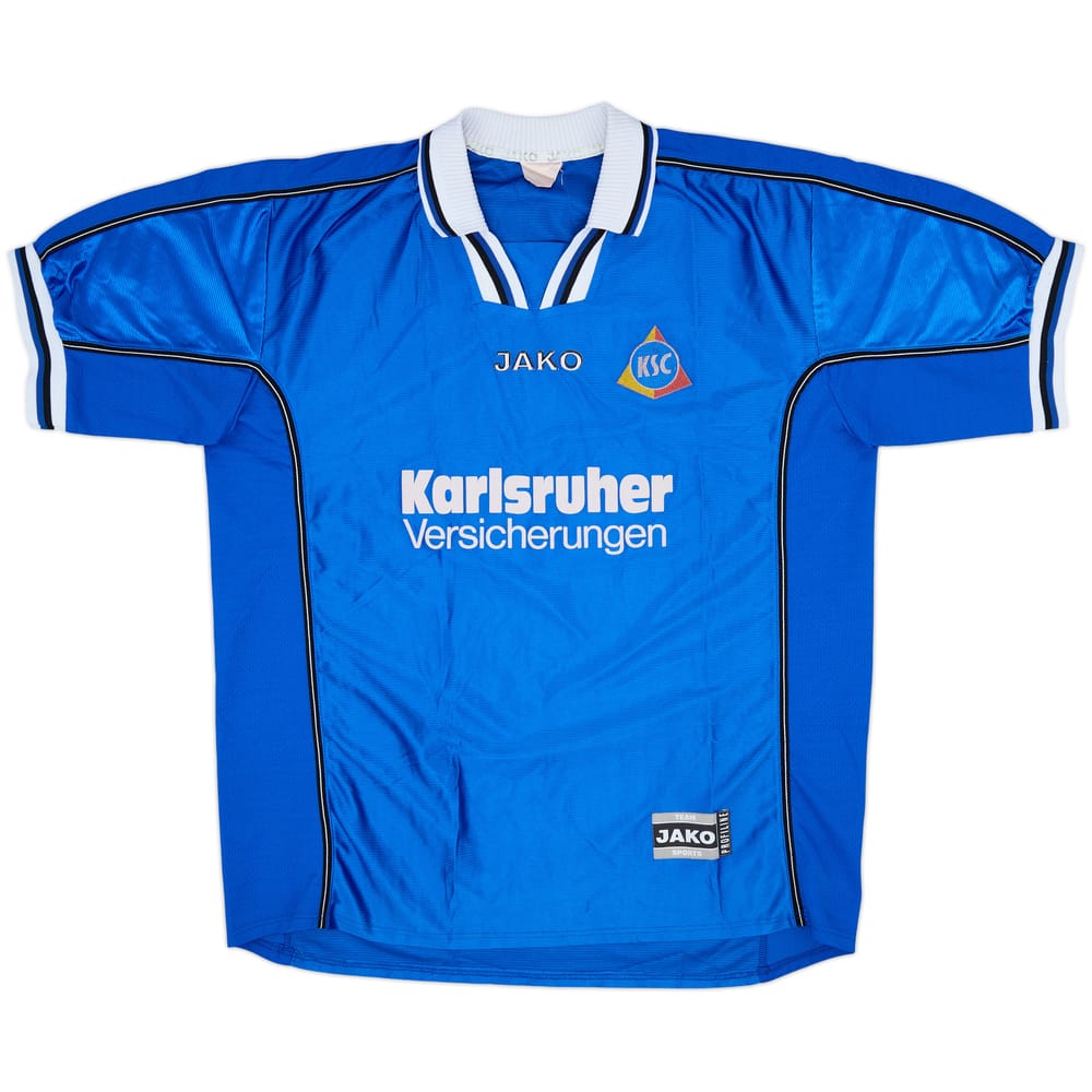 Camiseta de local del Karlsruhe 2000-01 - 8/10 - (XXL)