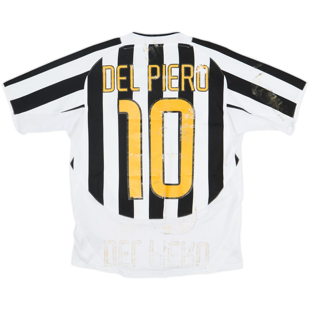 2003-04 Juventus Home Shirt Del Piero #10 - 3/10 - (XL.Boys)