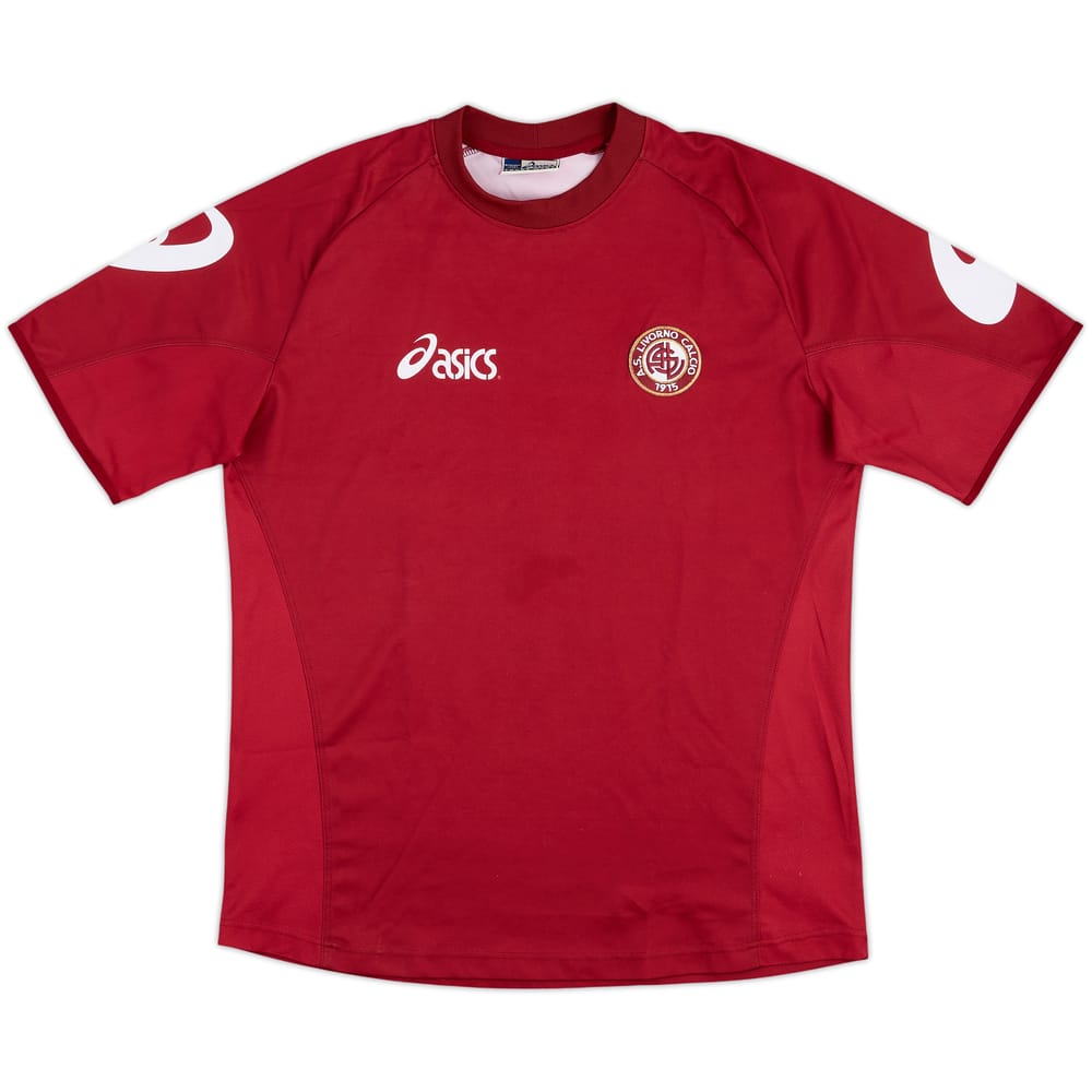 Camiseta Asics de entrenamiento del Livorno 2004-05 - 9/10 - (M)