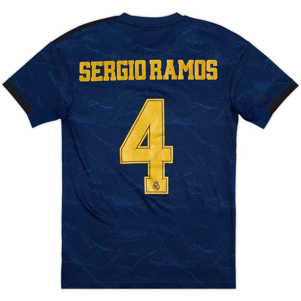 Camiseta de visitante del Real Madrid 2019-20 Sergio Ramos #4 - 6/10 - (S)