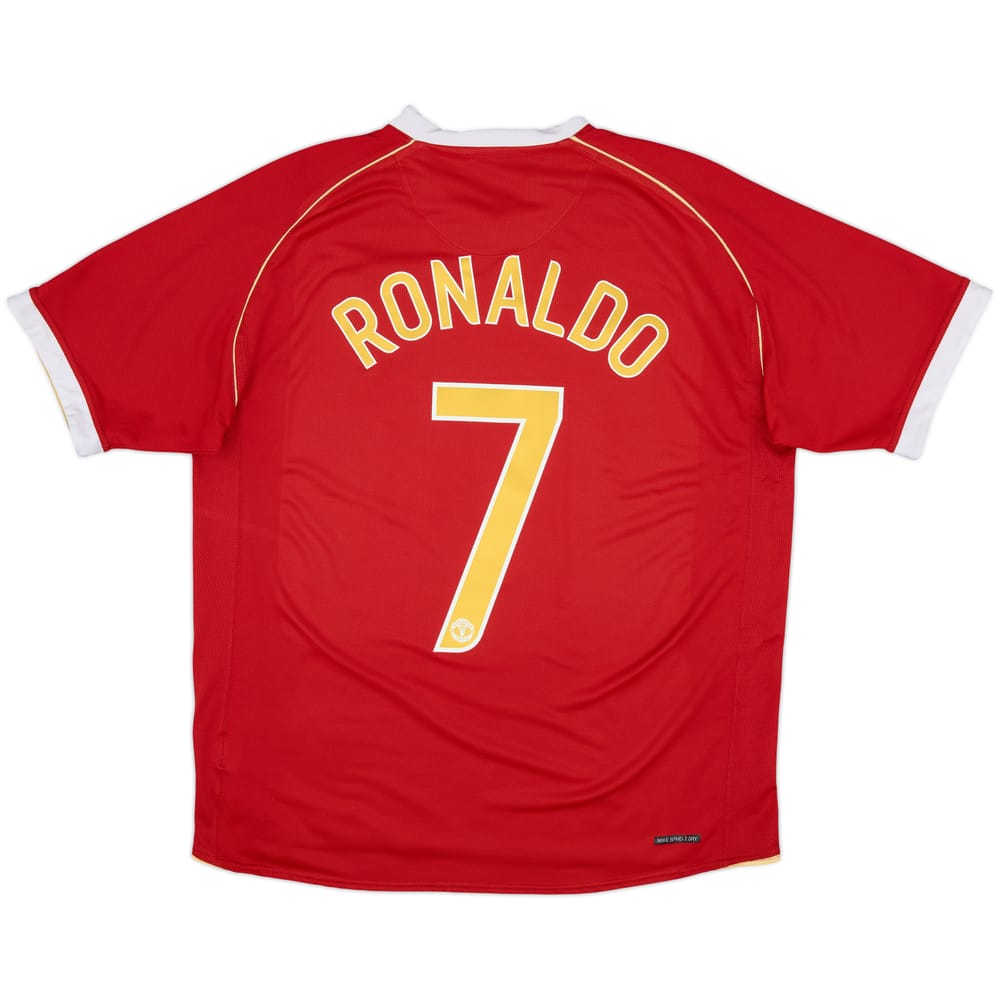 2006-07 Manchester United Home Shirt Ronaldo #7 - 6/10 - (L)