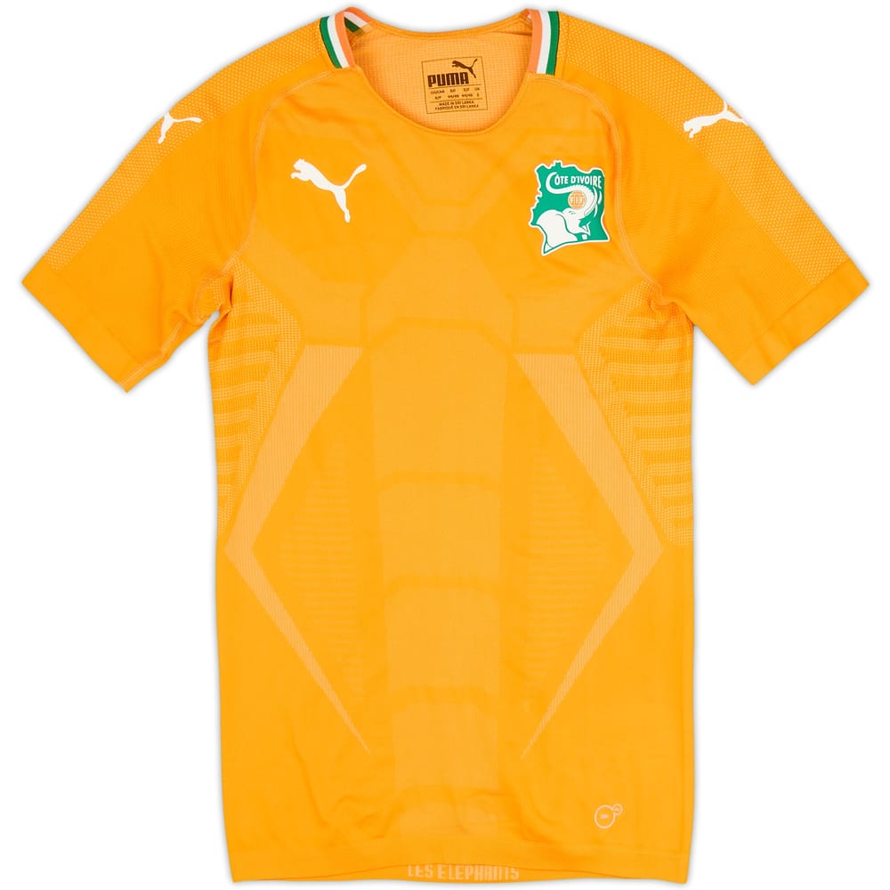 2019 Ivory Coast Authentic Home Shirt - 9/10 - (S)