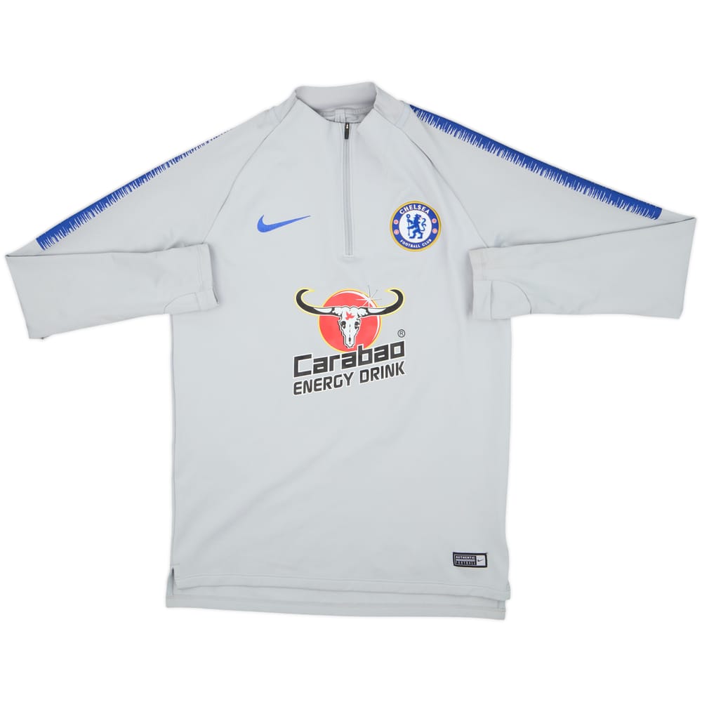 2018-19 Chelsea Nike 1/4 Zip Training Top - 8/10 - (M)