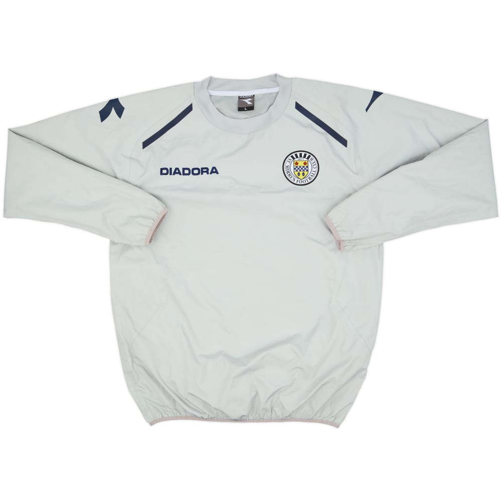 2012-13 St Mirren Diadora Drill Top - 8/10 - (L)