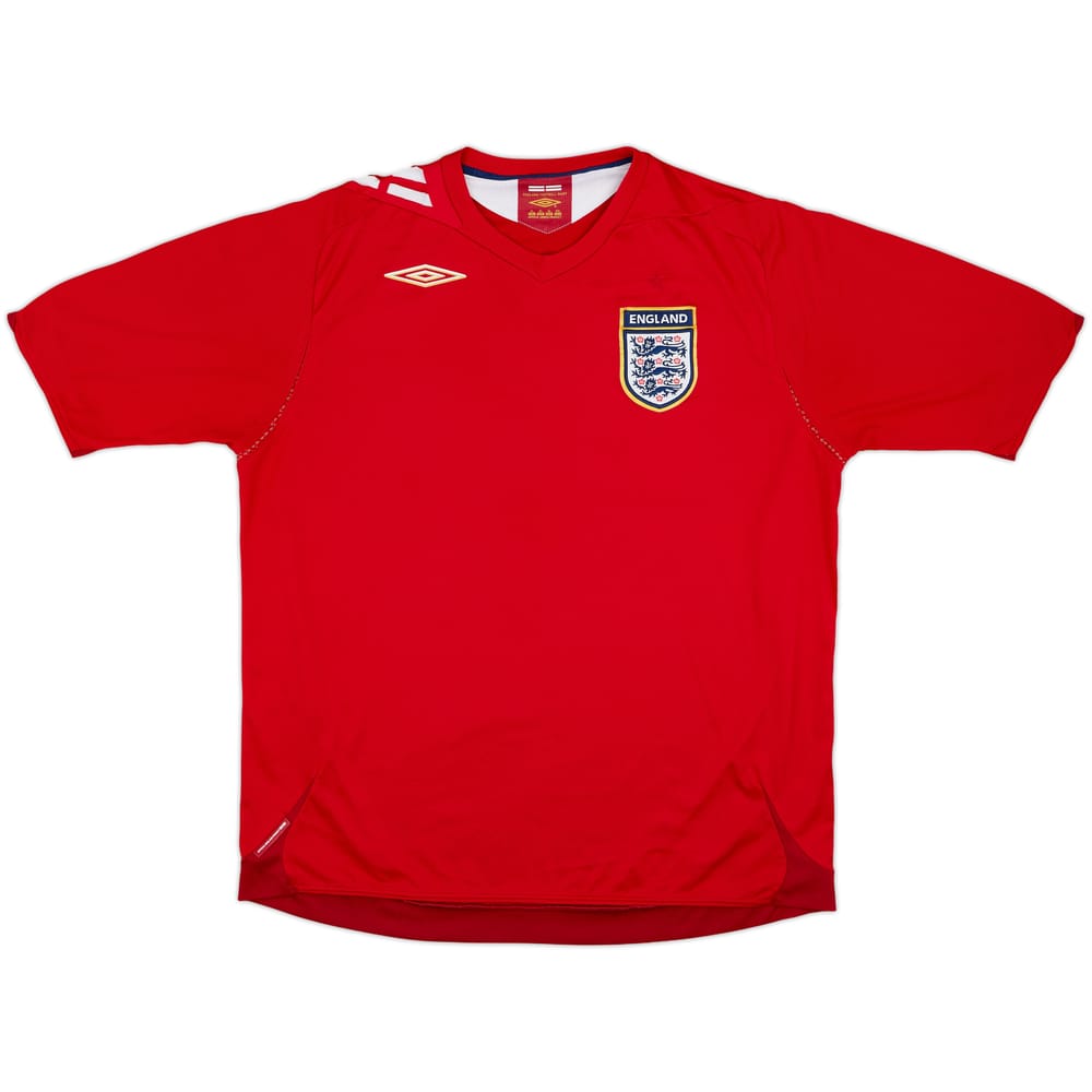 2006-08 England Away Shirt - 5/10 - (XL)