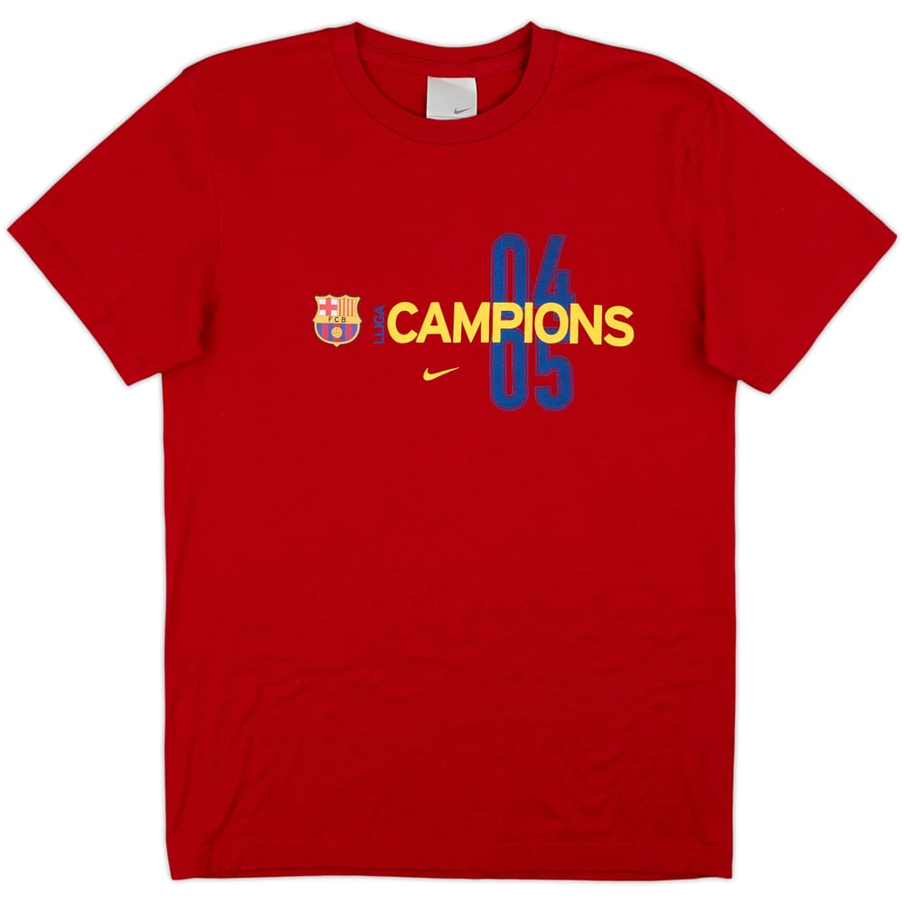 2004-05 Barcelona Nike Cotton Tee - 8/10 - (M)