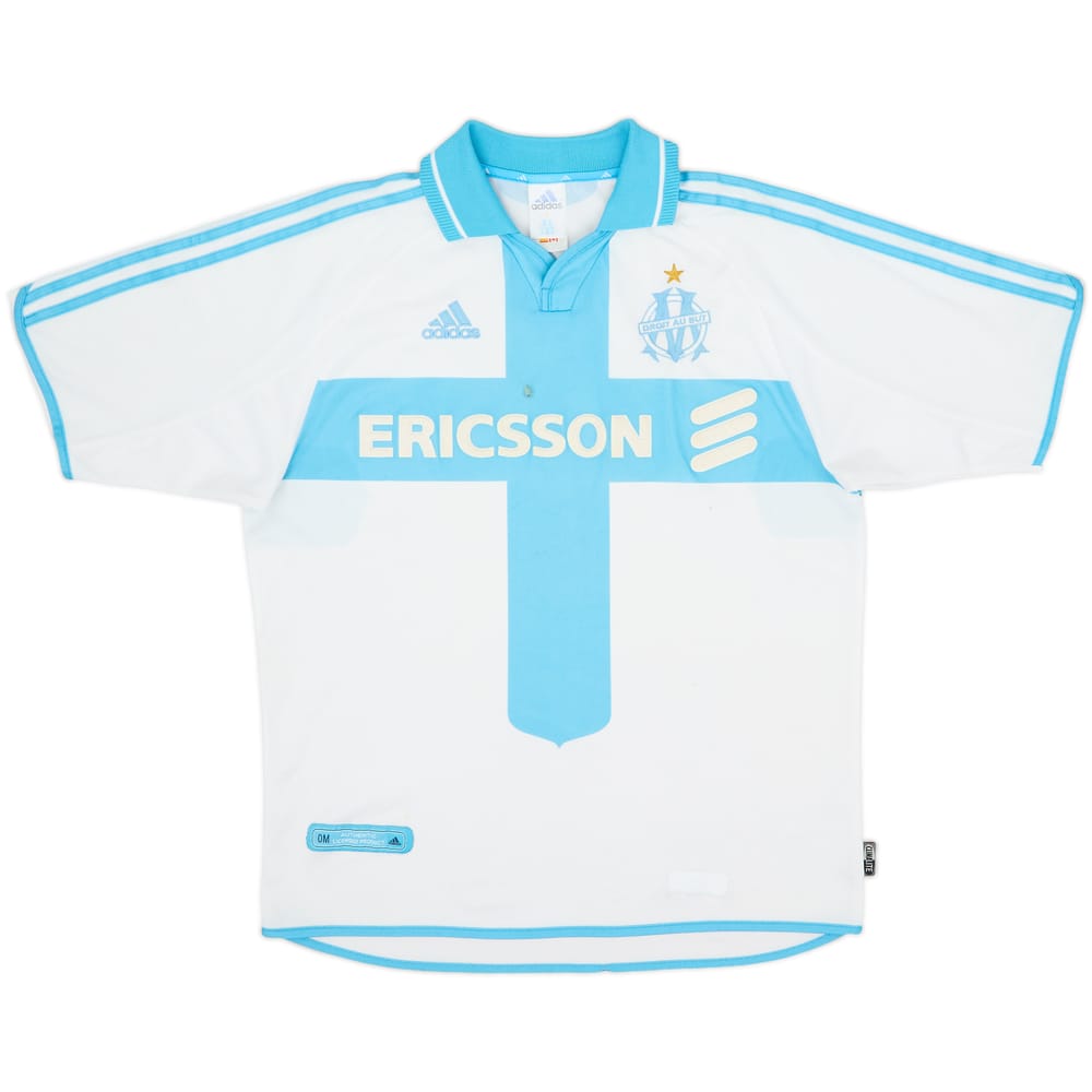 2000-01 Olympique Marseille Camiseta Local - 4/10 - (M)