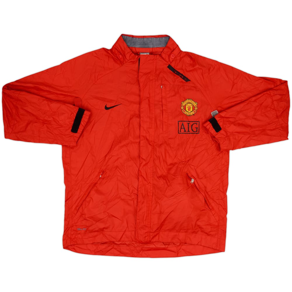 2007-08 Manchester United Nike Hooded Rain Jacket - 5/10 - (M)