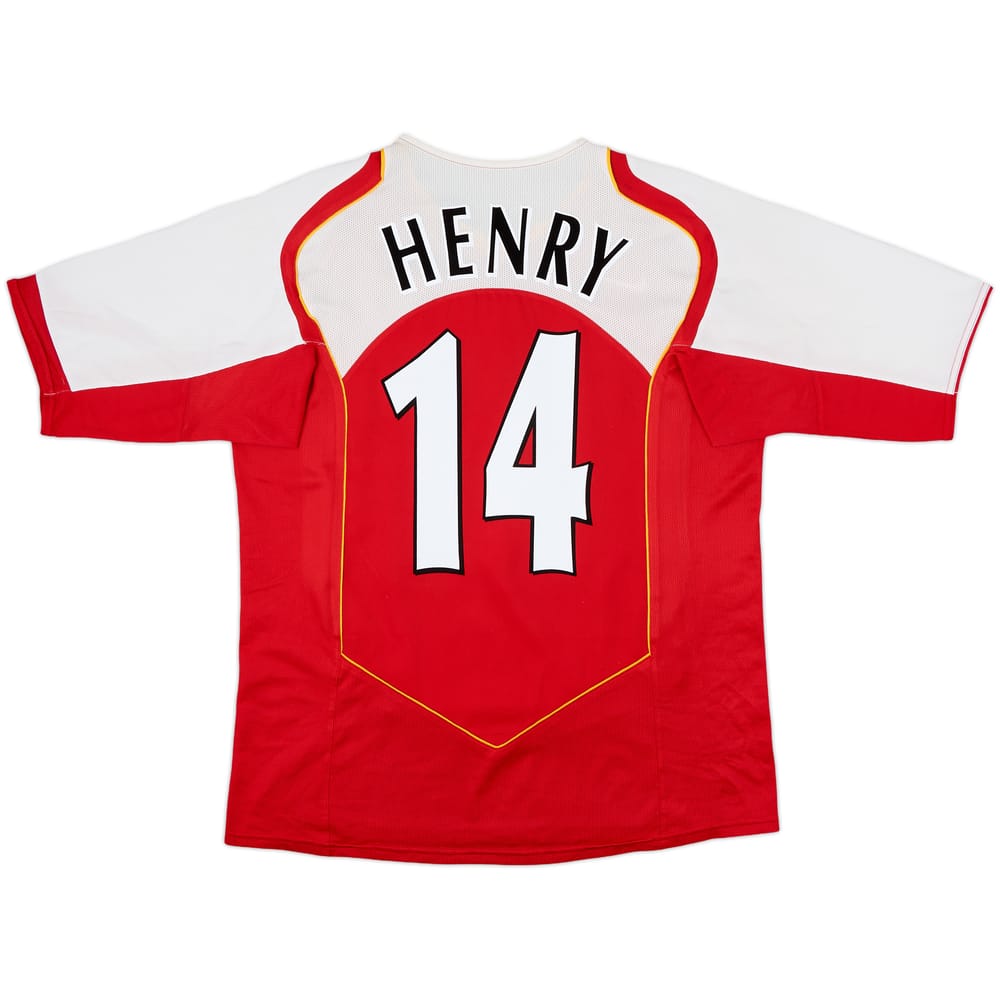 2004-05 Arsenal Home Shirt Henry #14 - 6/10 - (M)