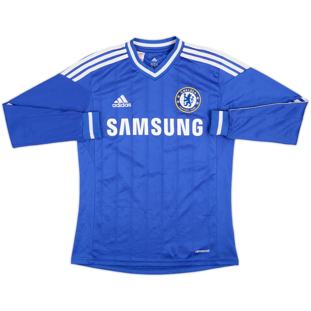 2013-14 Chelsea Home L/S Shirt - 6/10 - (L.Boys)