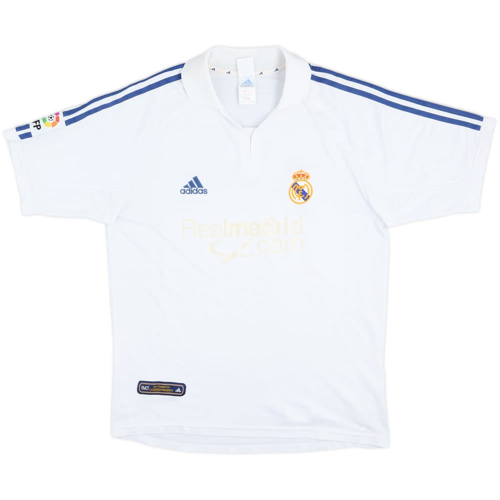 2001 Real Madrid Home Shirt - 4/10 - (M)