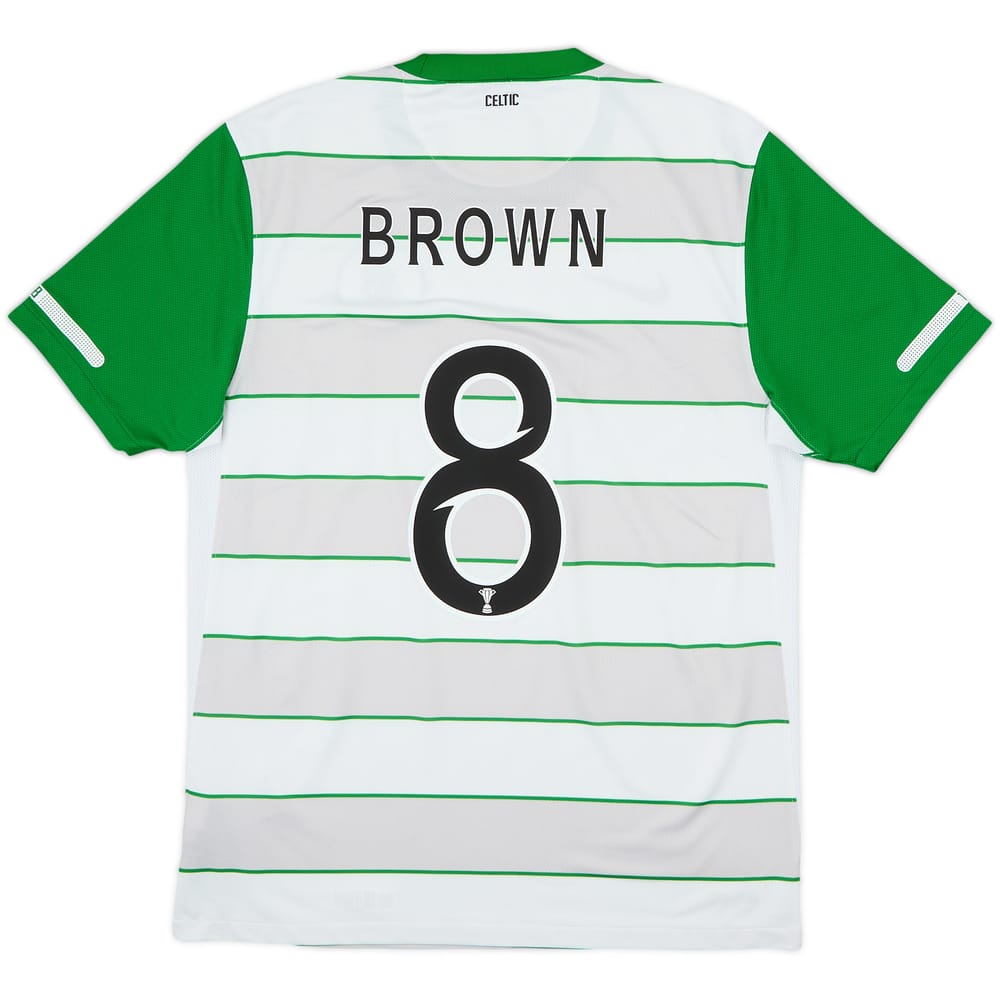 2011-12 Celtic Away Shirt Brown #8 - 9/10 - (M)