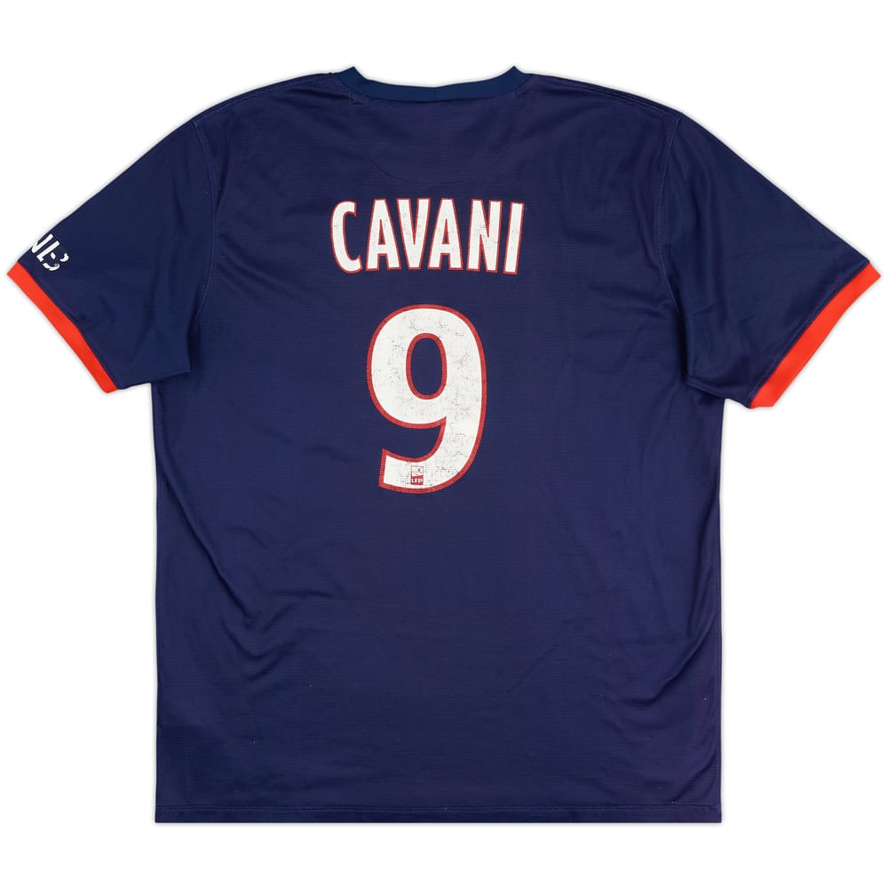 2013-14 Paris Saint-Germain Home Shirt Cavani #9 - 5/10 - (XL)