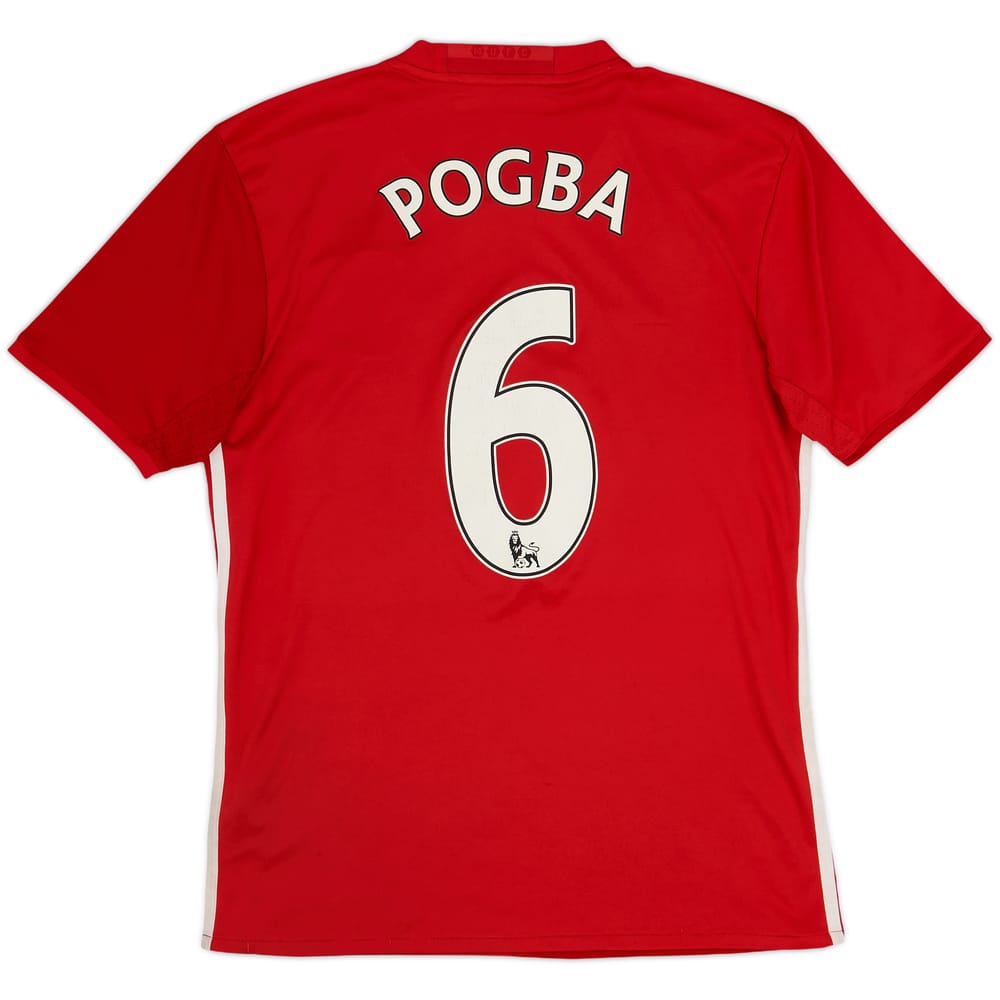 2016-17 Manchester United Home Shirt Pogba #6 - 5/10 - (S)