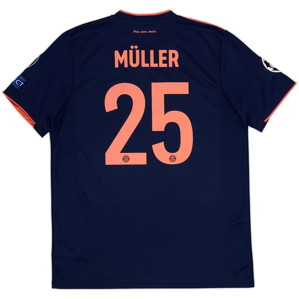 2019-20 Bayern Munich Third Shirt Muller #25 - 10/10 - (L)