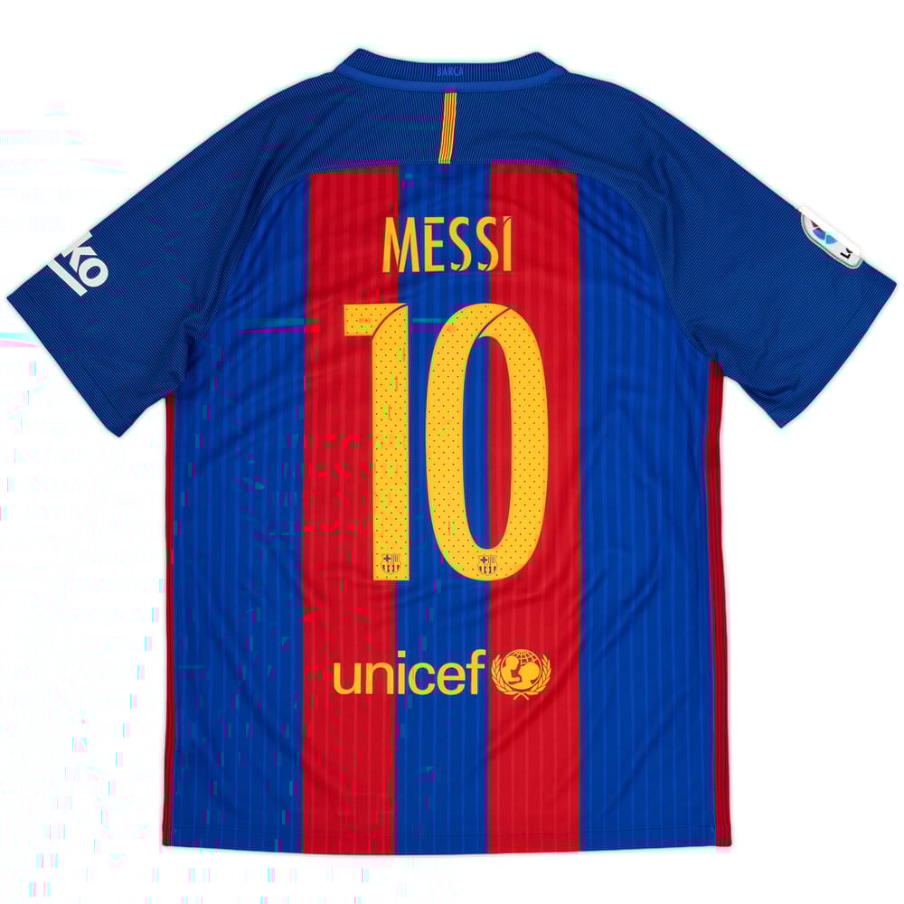 2016-17 Barcelona Home Shirt Messi #10 - 10/10 - (M)