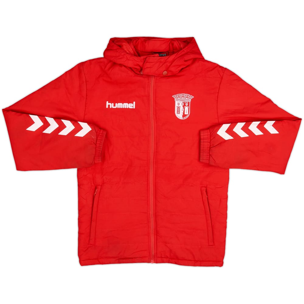2019-20 Braga Hummel Abrigo acolchado de banquillo - 8/10 - (XL.Niños)