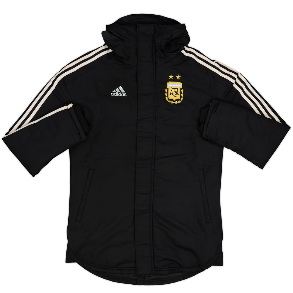 2017-18 Argentina adidas Padded Bench Coat - 7/10 - (S)