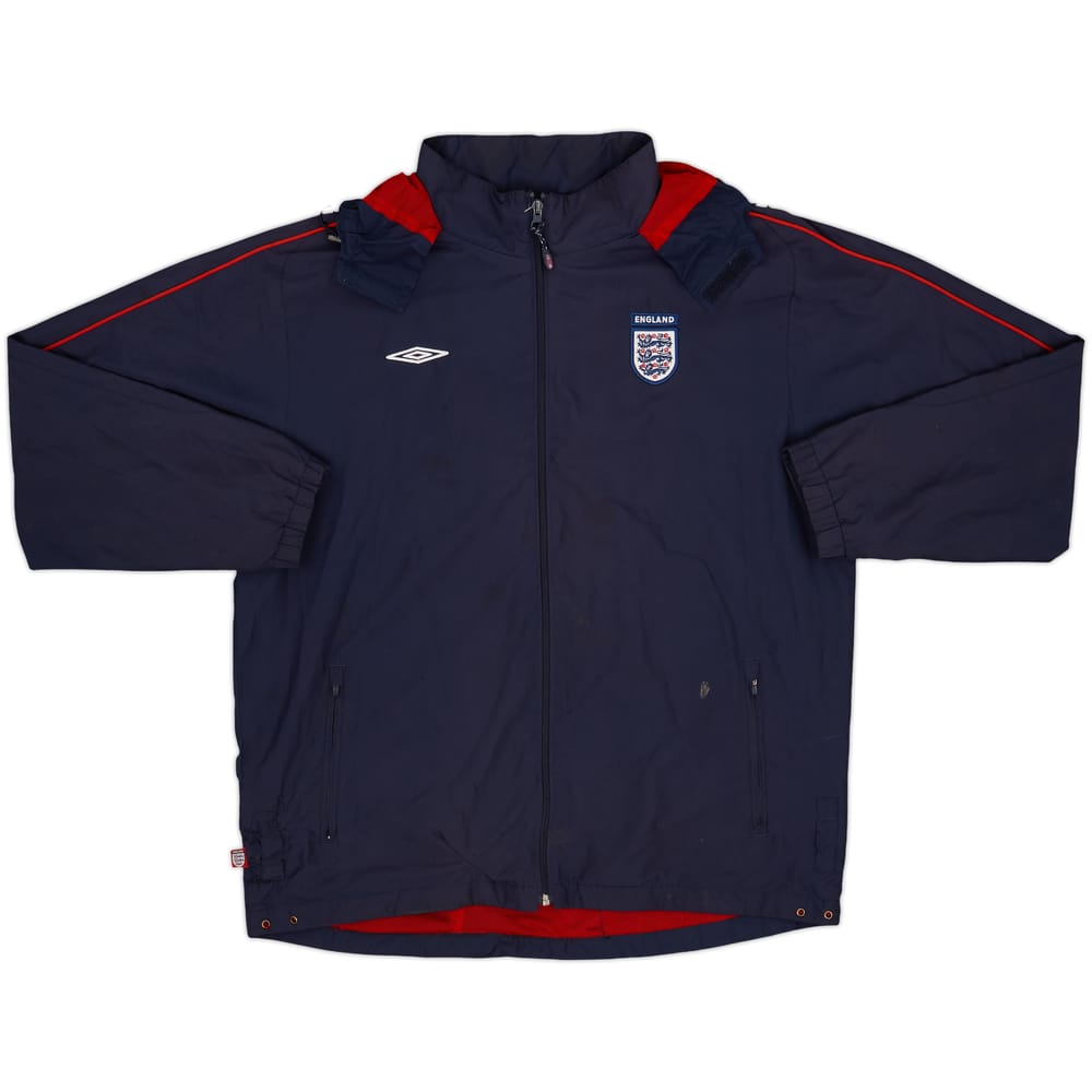 2007-09 England Umbro Hooded Track Jacket - 4/10 - (L)