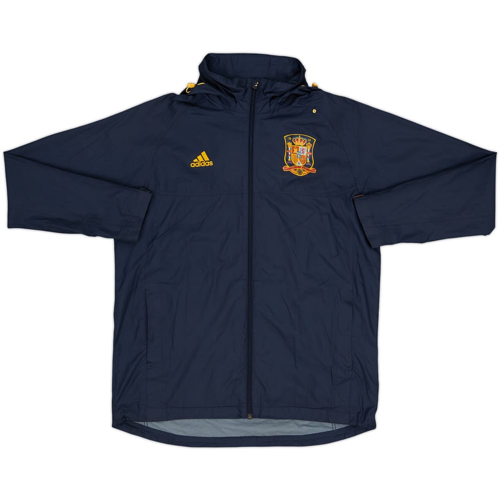 2009-10 Spain adidas Hooded Rain Jacket - 7/10 - (S/M)