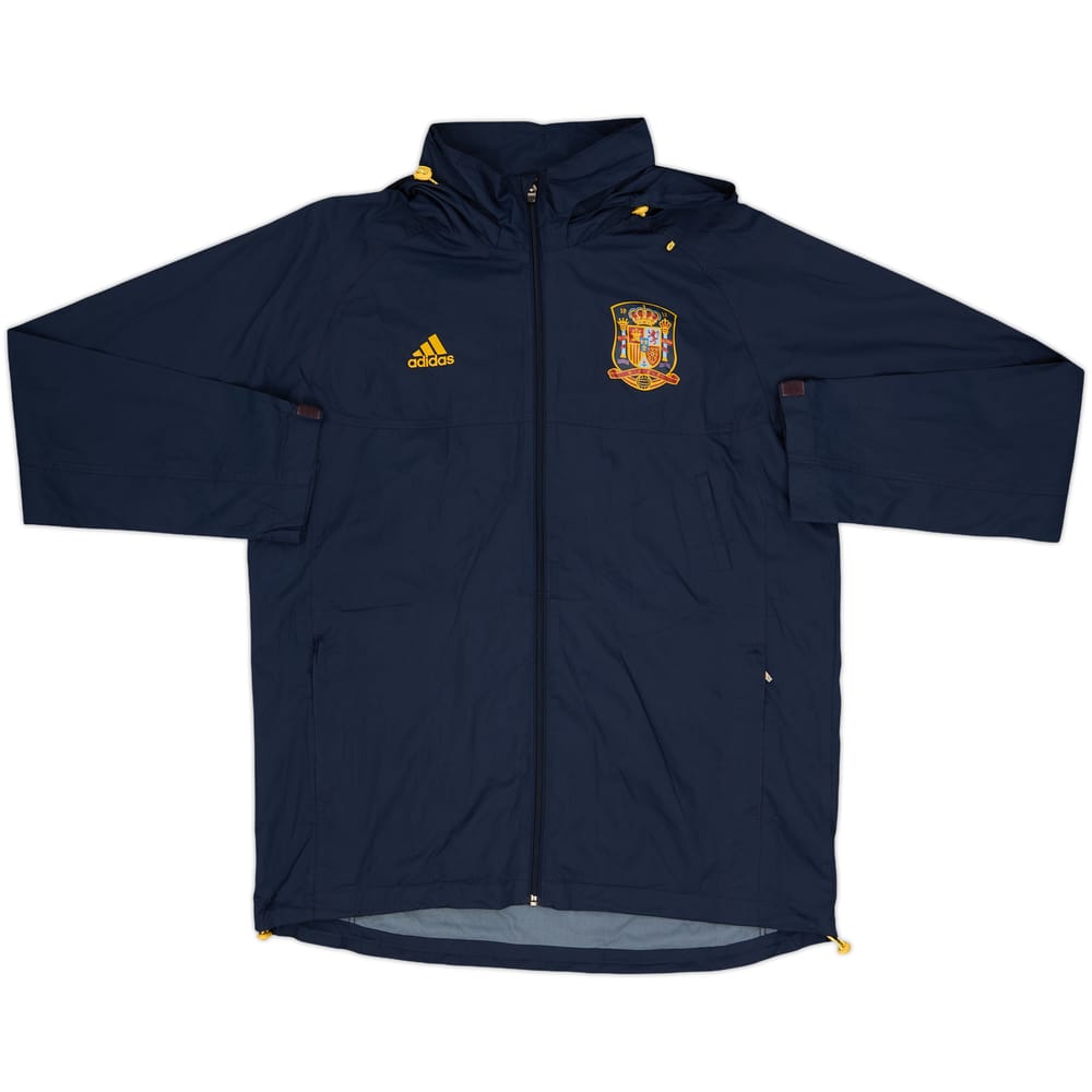 2009-10 Spain adidas Hooded Rain Jacket - 7/10 - (S/M)