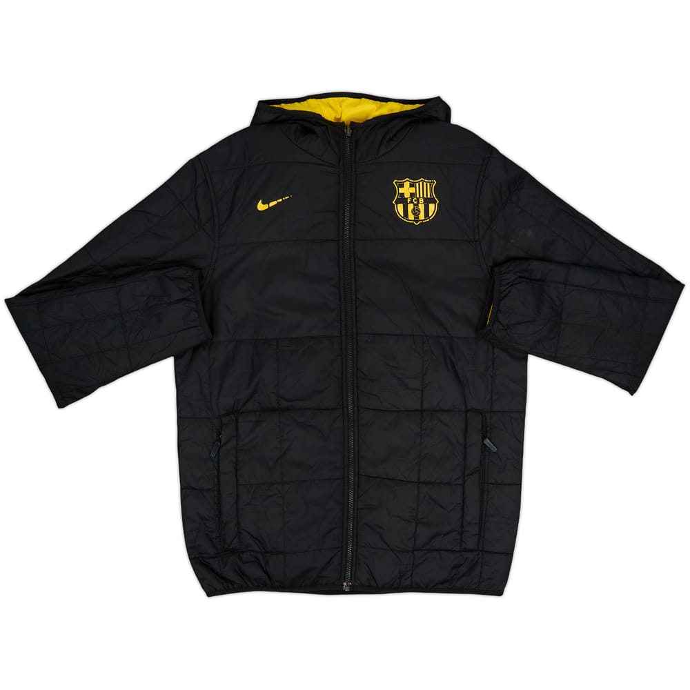 2011-12 Barcelona Nike Reversible Hooded Rain Jacket - 5/10 - (M)