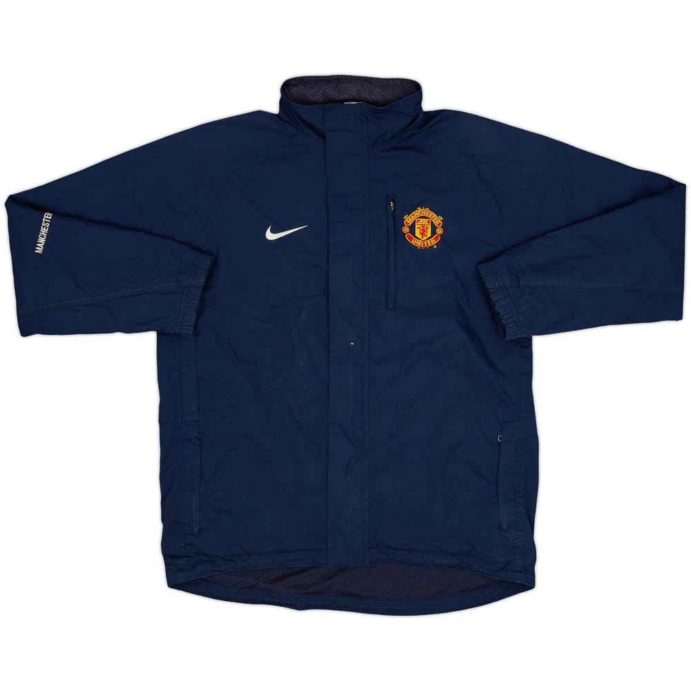 2005-06 Manchester United Nike Hooded Rain Jacket - 4/10 - (S)