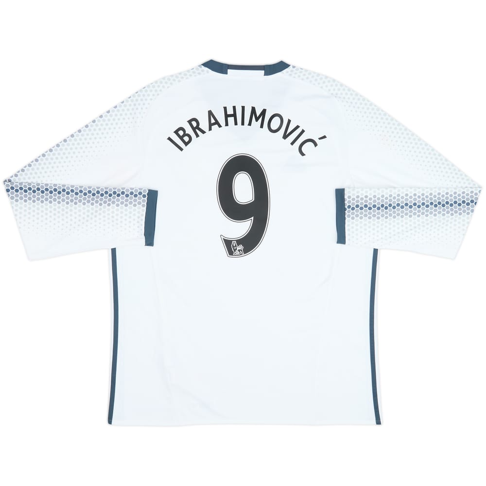 2016-17 Manchester United Third L/S Shirt Ibrahimovic #9 - 8/10 - (XL)