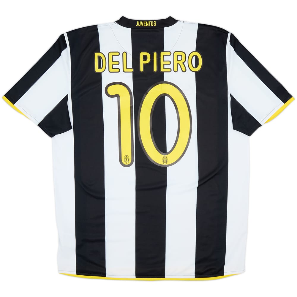2008-09 Juventus Home Shirt Del Piero #10 - 9/10 - (L)