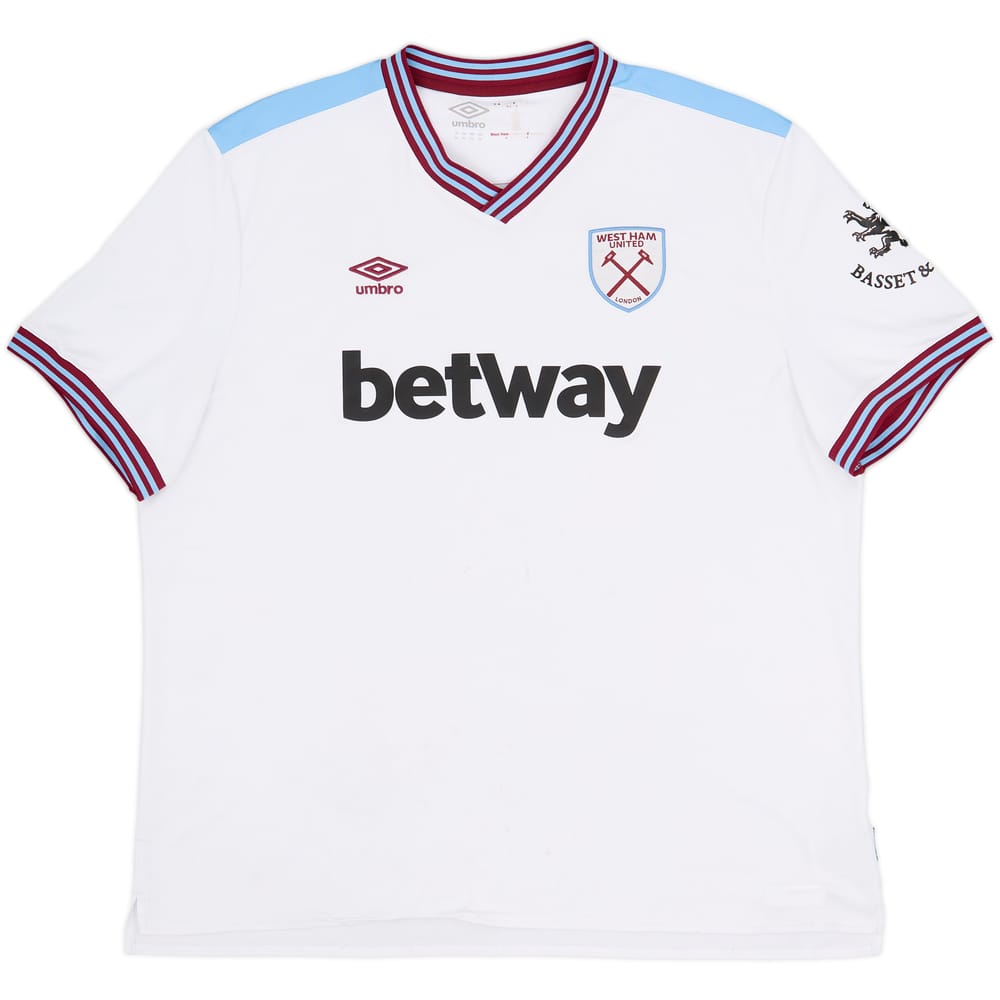 2019-20 West Ham Away Shirt - 5/10 - (4XL)