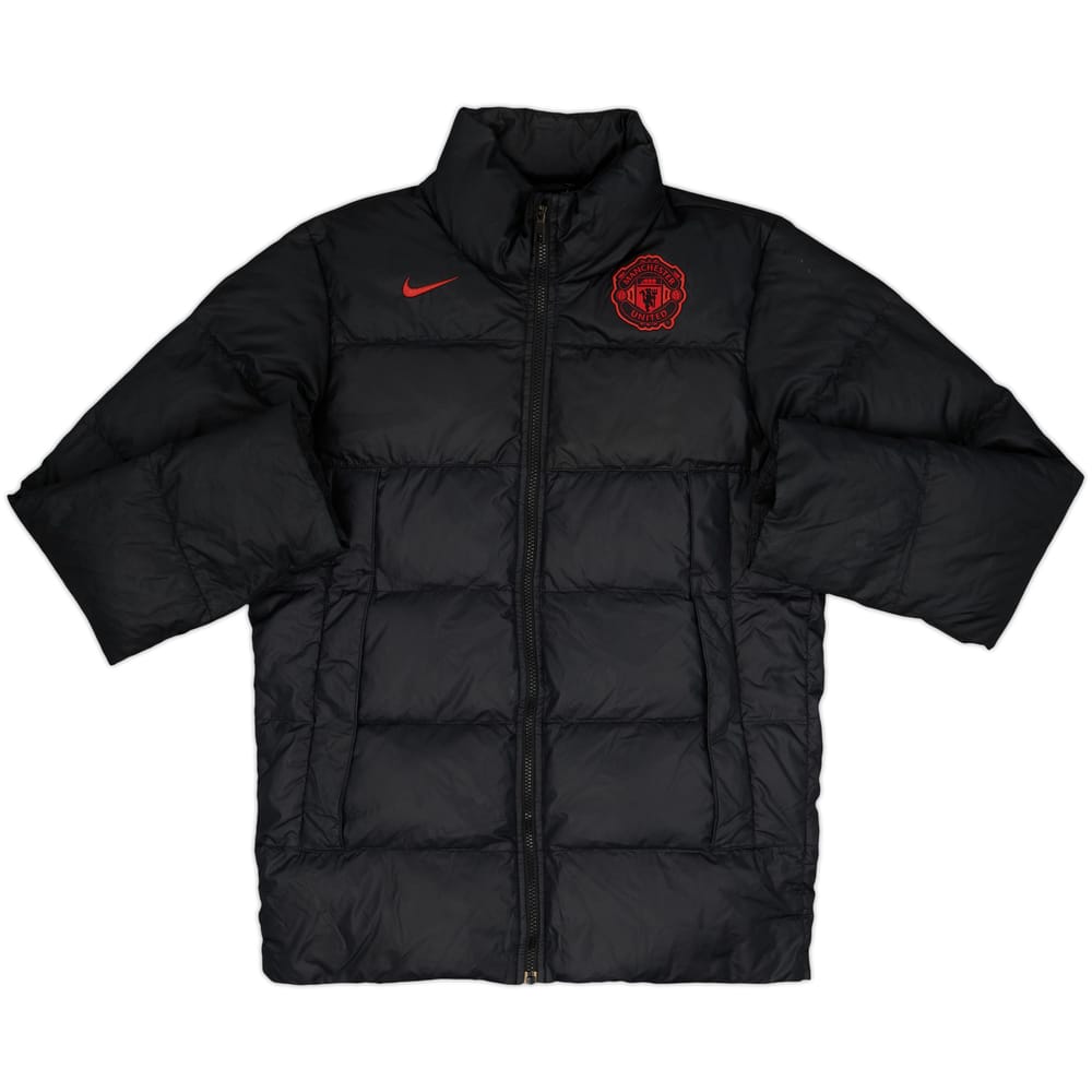 2010-11 Manchester United Nike Padded Bench Coat - 8/10 - (S)