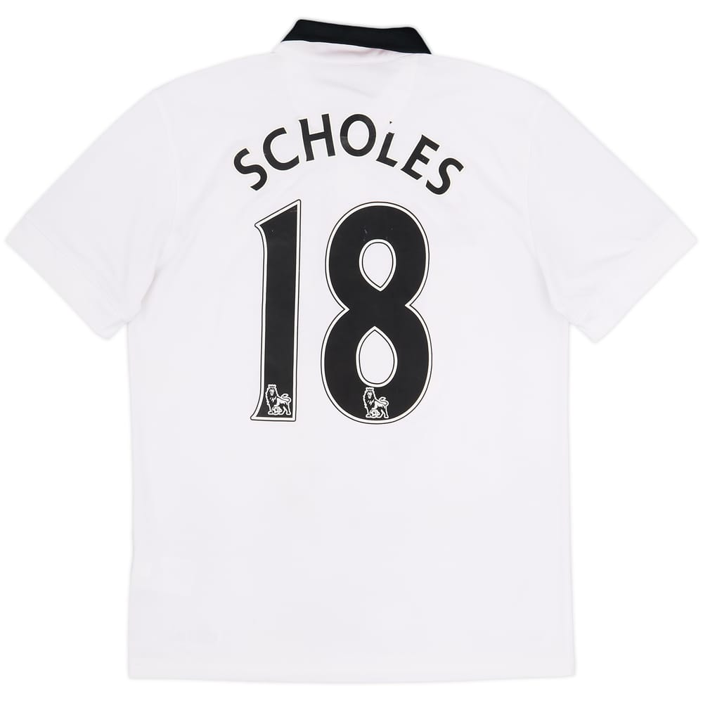 2014-15 Manchester United Away Shirt Scholes #18 - 5/10 - (M)