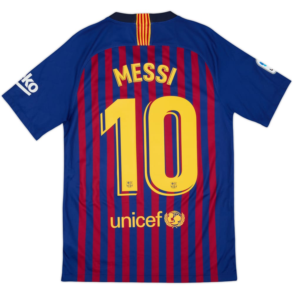 2018-19 Barcelona Home Shirt Messi #10 - 10/10 - (S)