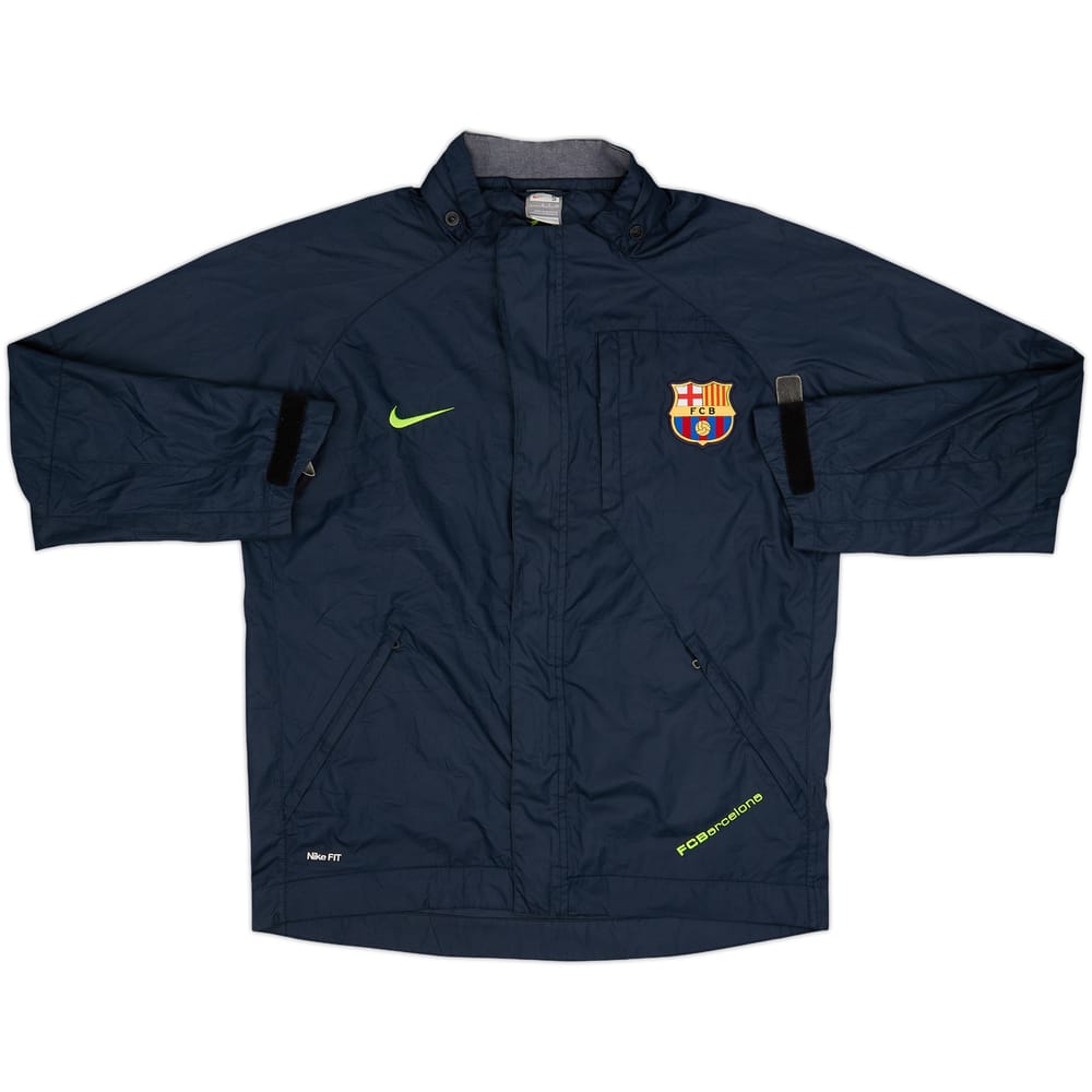 2007-08 Barcelona Nike Hooded Track Jacket - 6/10 - (S)