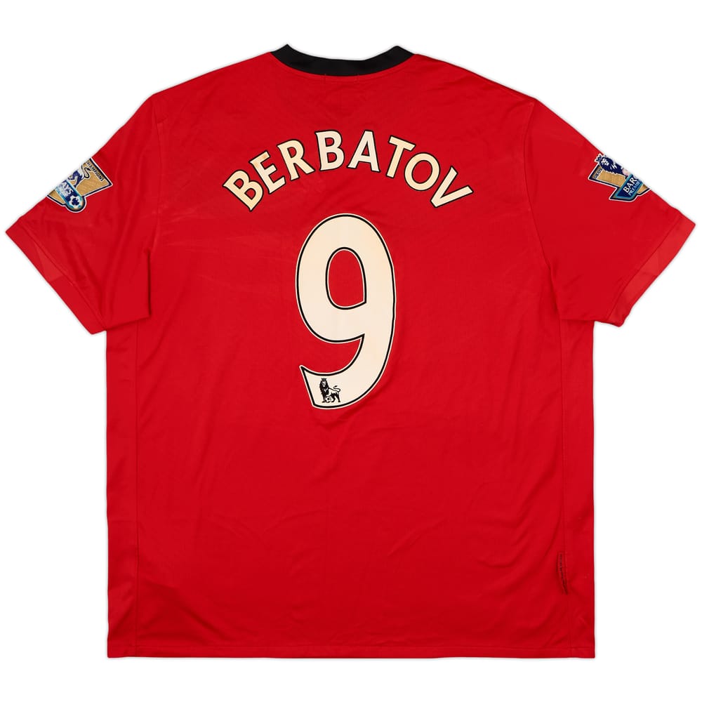2009-10 Manchester United Home Shirt Berbatov #9 - 6/10 - (XXL)