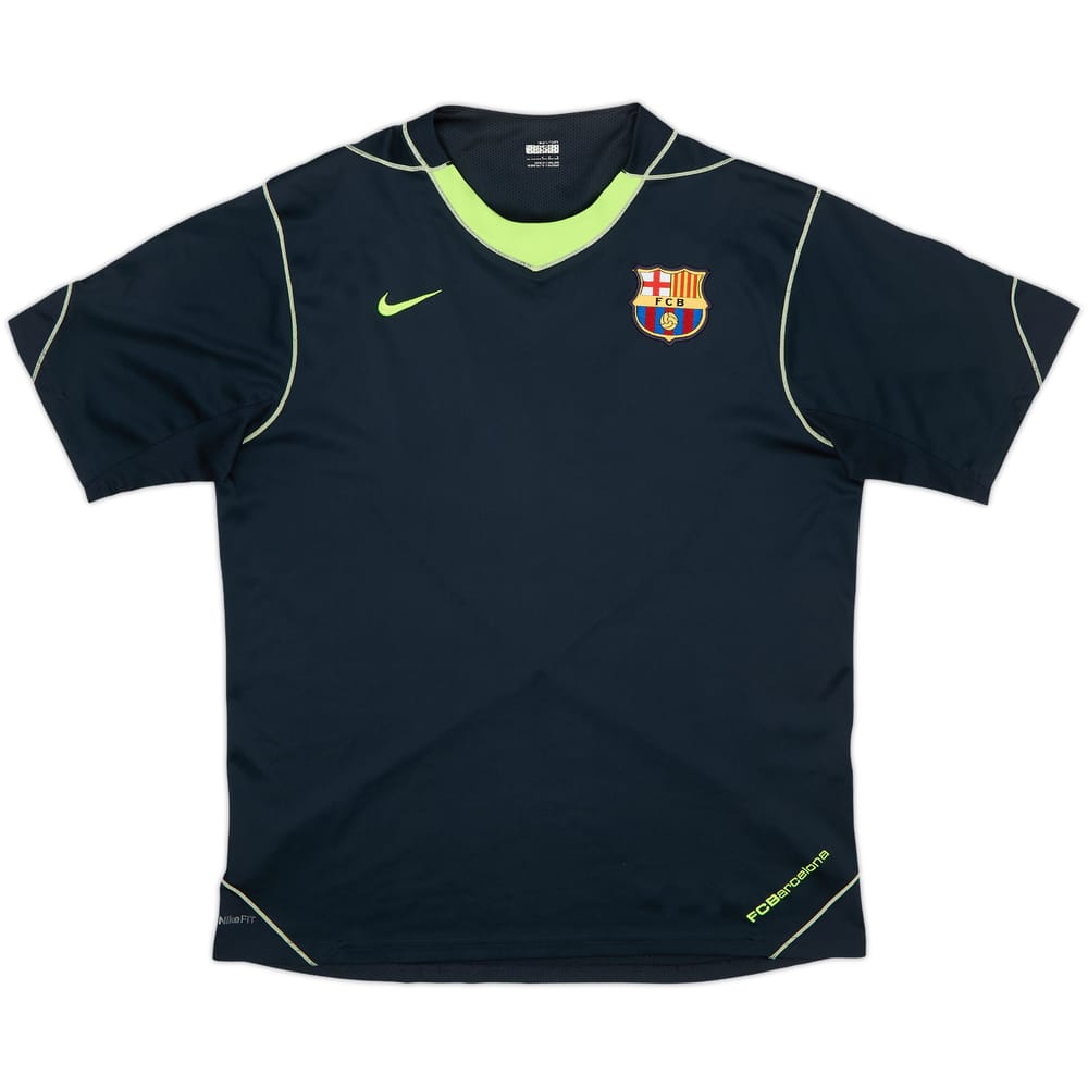 2007-08 Barcelona Nike Training Shirt - 8/10 - (L)