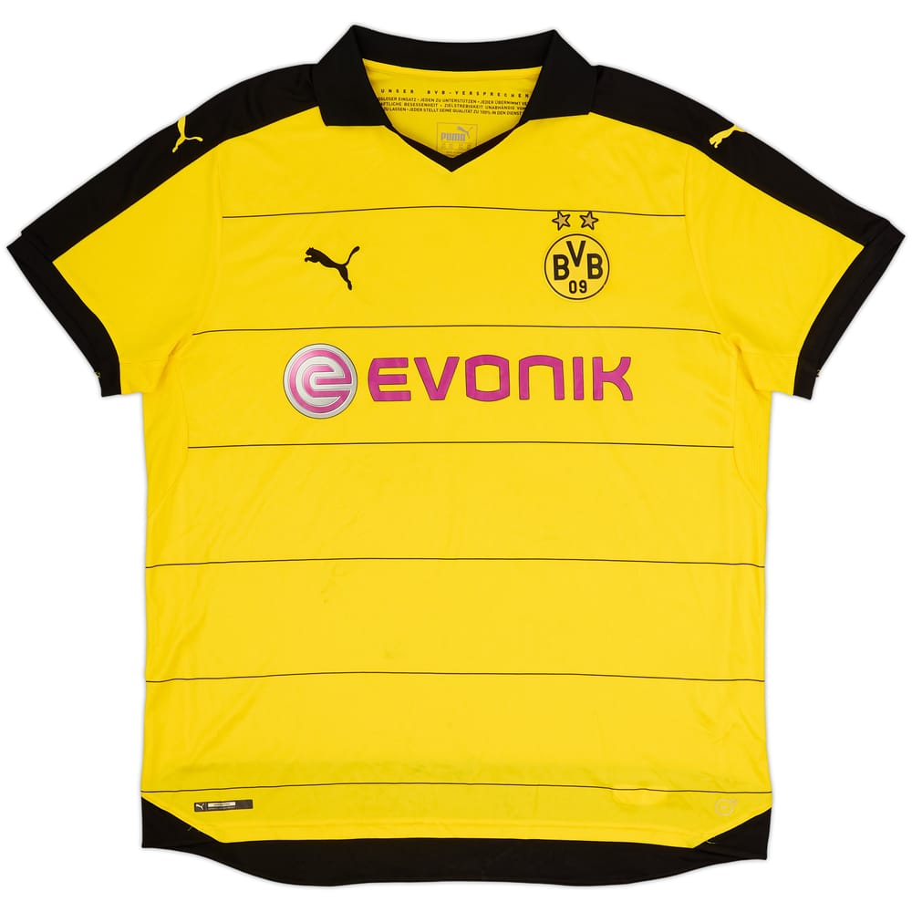 2015-16 Borussia Dortmund Home Shirt - 6/10 - (XXL)