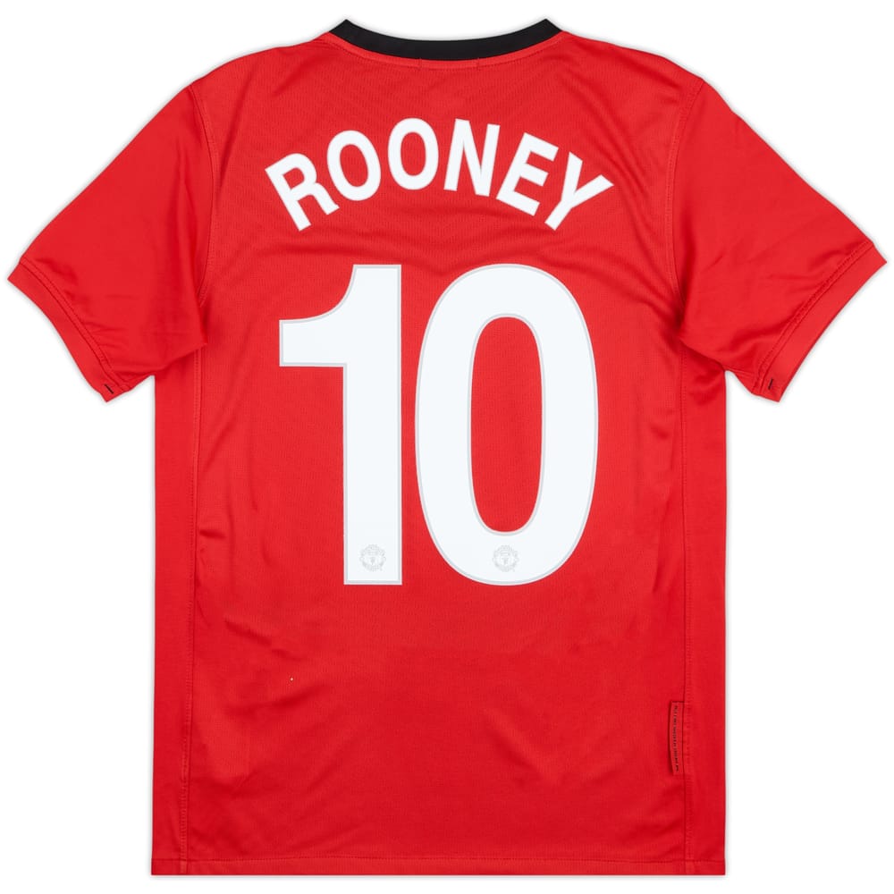 2009-10 Manchester United Home Shirt Rooney #10 - 6/10 - (XL.Boys)