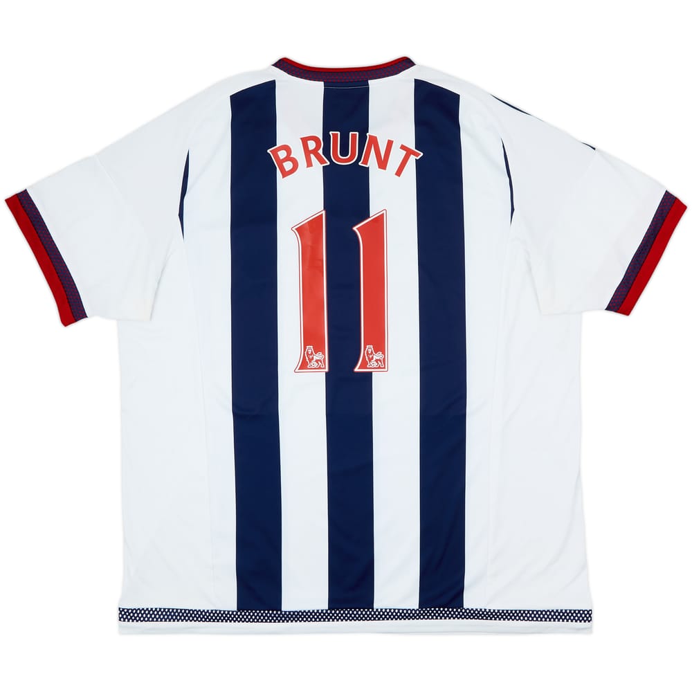 2015-16 West Brom Home Shirt Brunt #11 - 7/10 - (XXL)